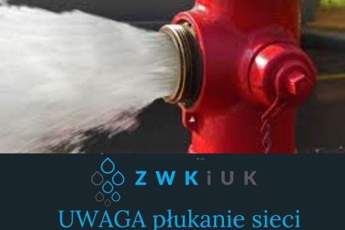Uwaga płukanie sieci wodociągowej w Świebodzinie w dniu 27/28.10.2020